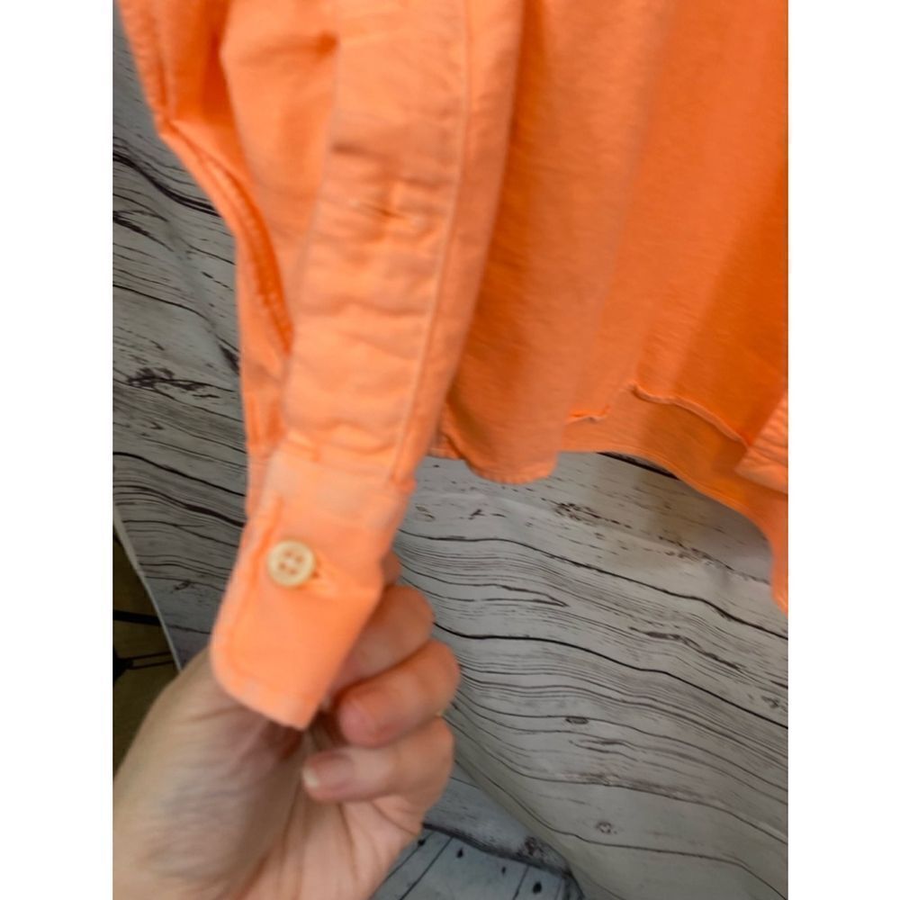 Men's Ralph Lauren Orange Long Sleeve Shirt XL - Picture 4 of 8